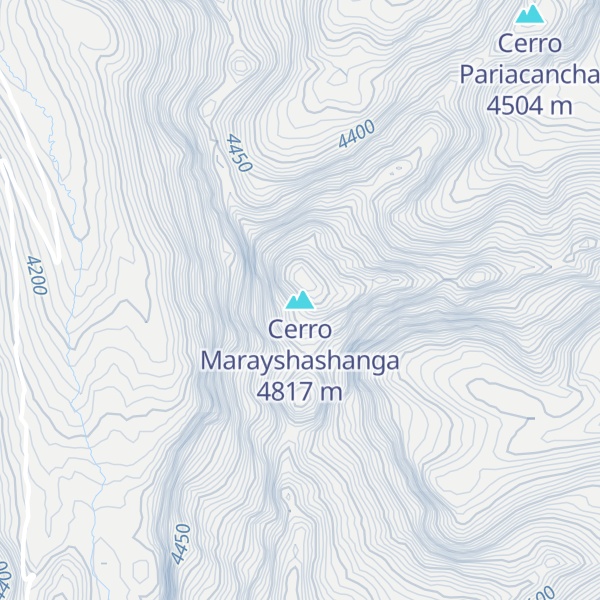 Map of Cerro Marayshashanga
