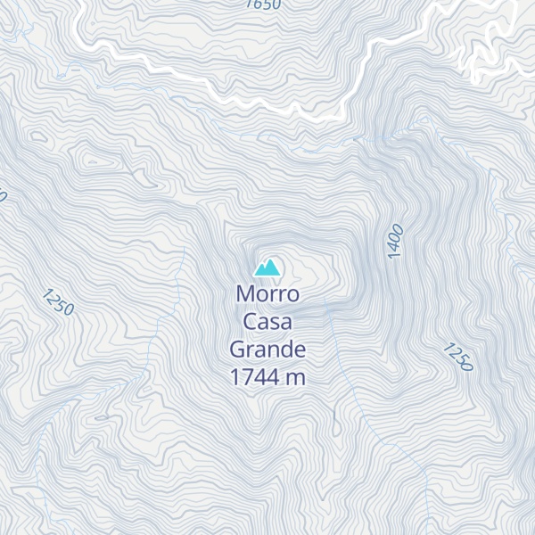 Map of Morro Casa Grande