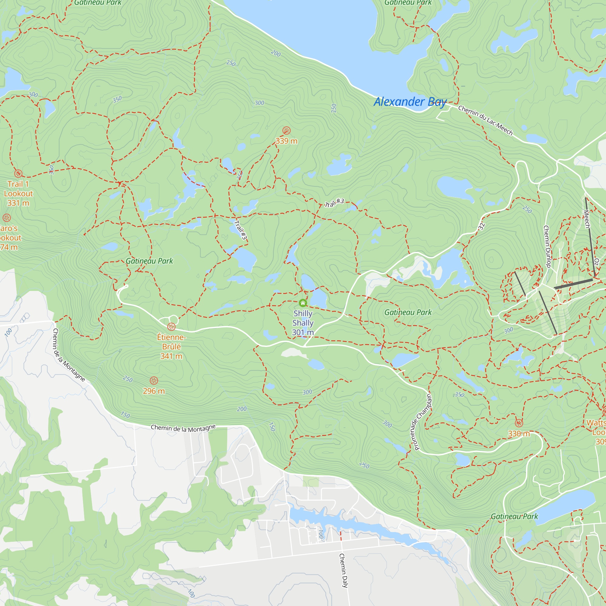 Shilly Shally map