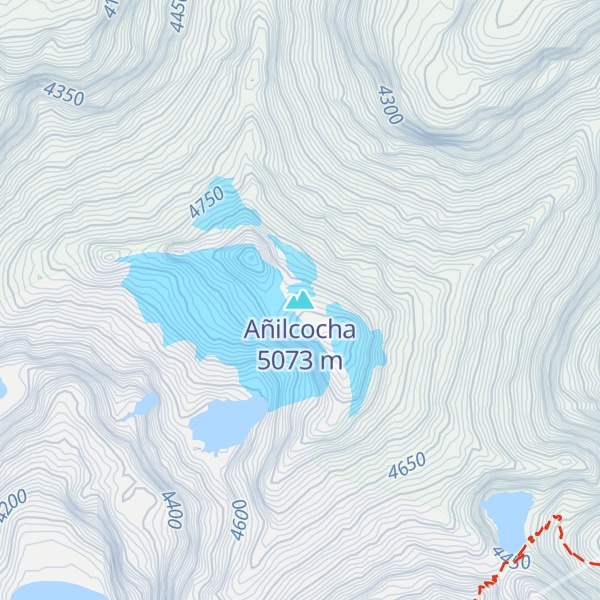 Map of Añilcocha