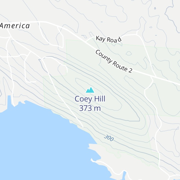 Map of Coey Hill