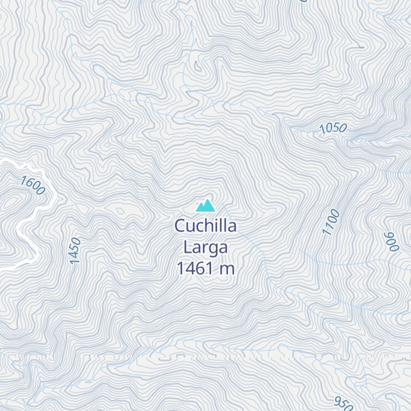 Map of Cuchilla Larga