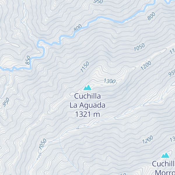 Map of Cuchilla La Aguada