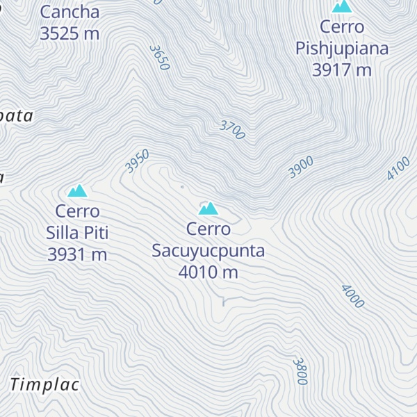 Map of Cerro Sacuyucpunta