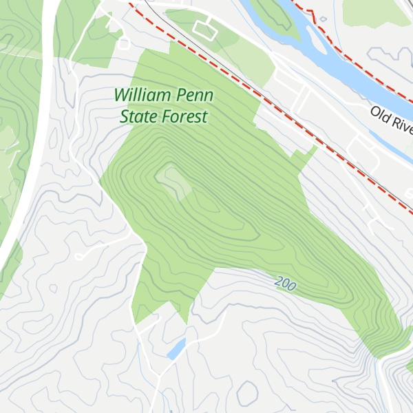 Map of Gibraltar Hill