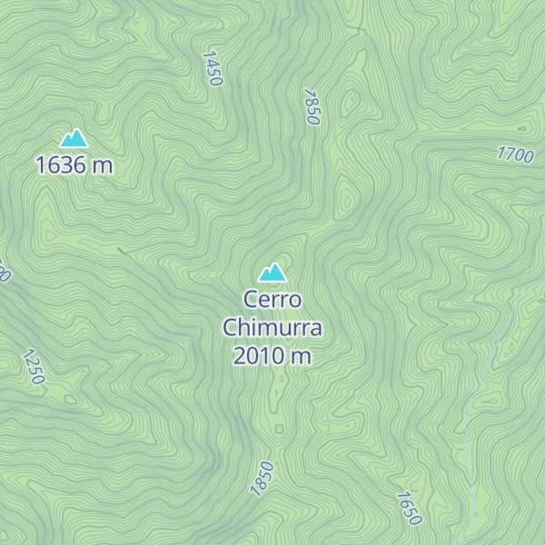 Map of Cerro Chimurra