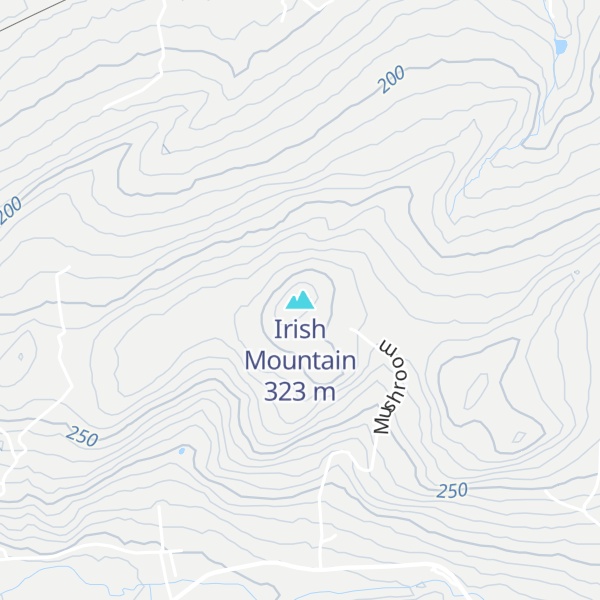 Map of Irish Mountain
