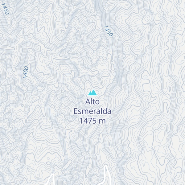 Map of Alto Esmeralda