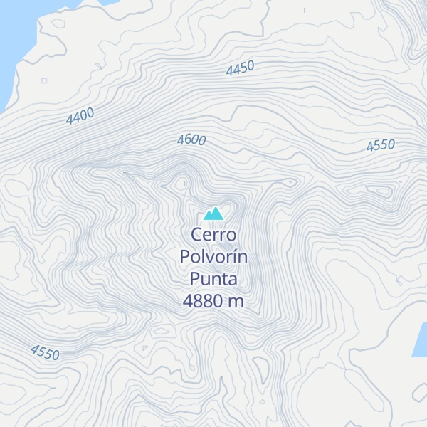 Map of Cerro Polvorín Punta