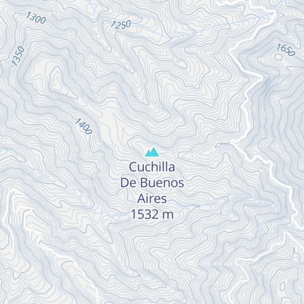 Map of Cuchilla De Buenos Aires