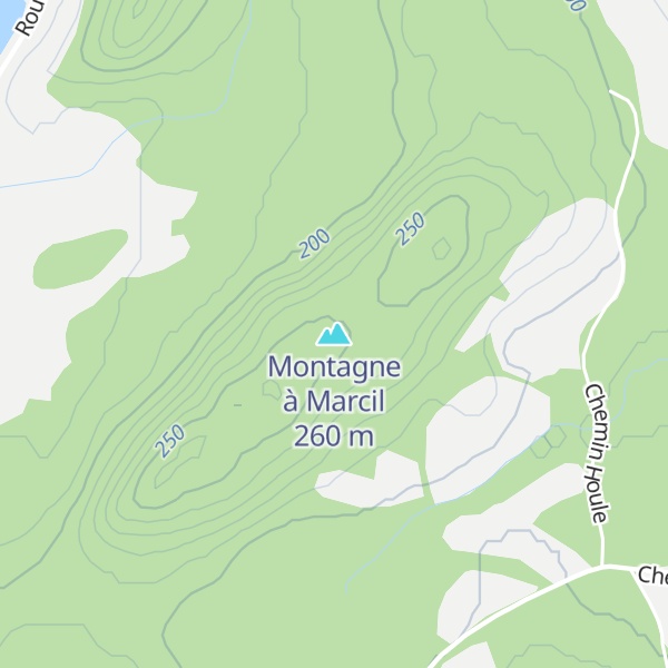 Map of Montagne à Marcil