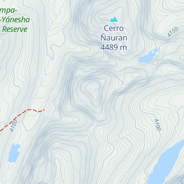 Map of Cerro Liuyac