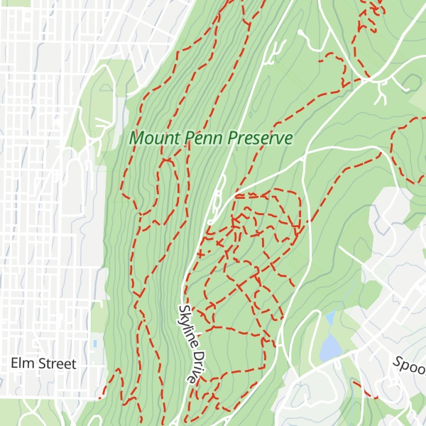 Map of Mount Penn