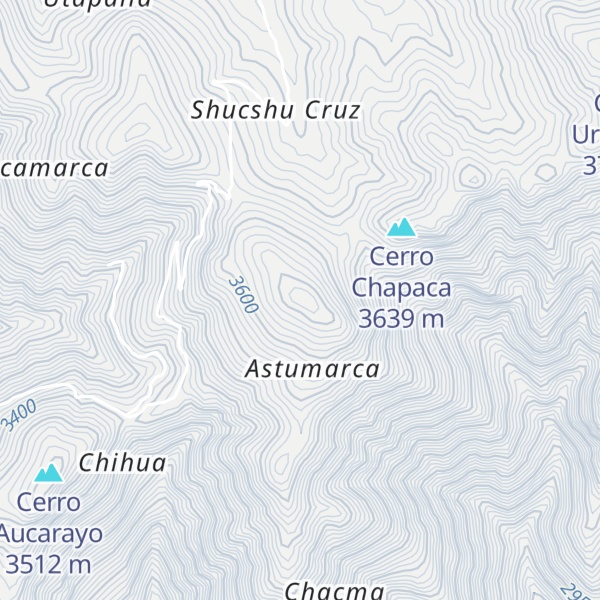Map of Cerro Tayapata
