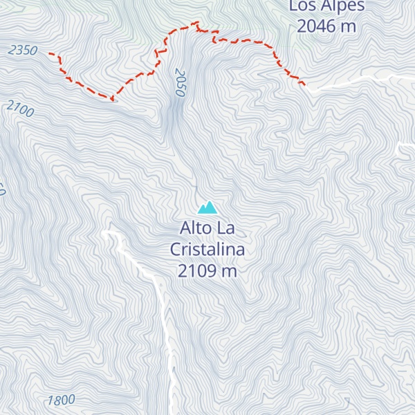 Map of Alto La Cristalina