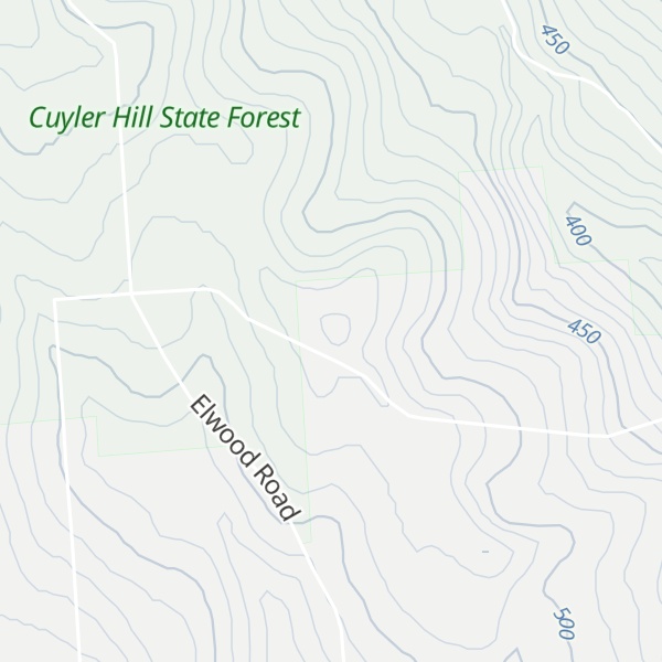 Map of Potter Hill