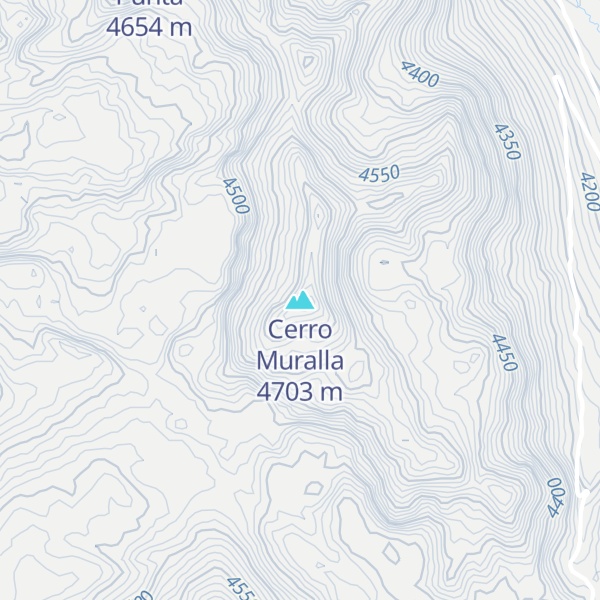 Map of Cerro Muralla