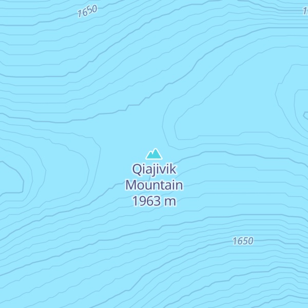 Map of Qiajivik Mountain