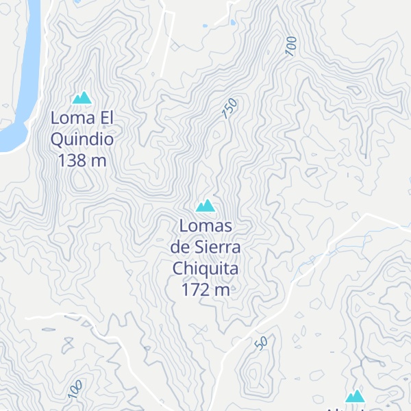 Map of Lomas de Sierra Chiquita