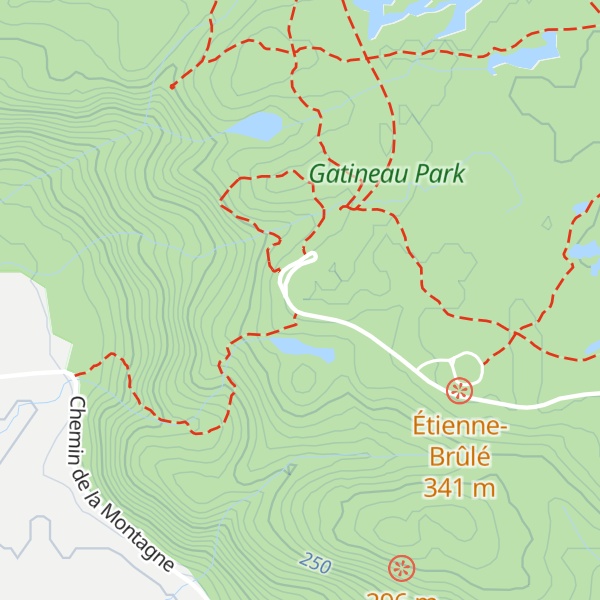 Map of Belvédère Champlain