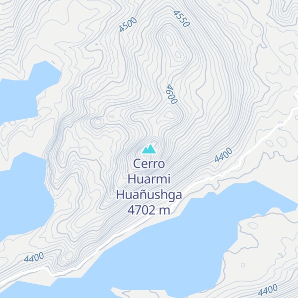 Map of Cerro Huarmi Huañushga