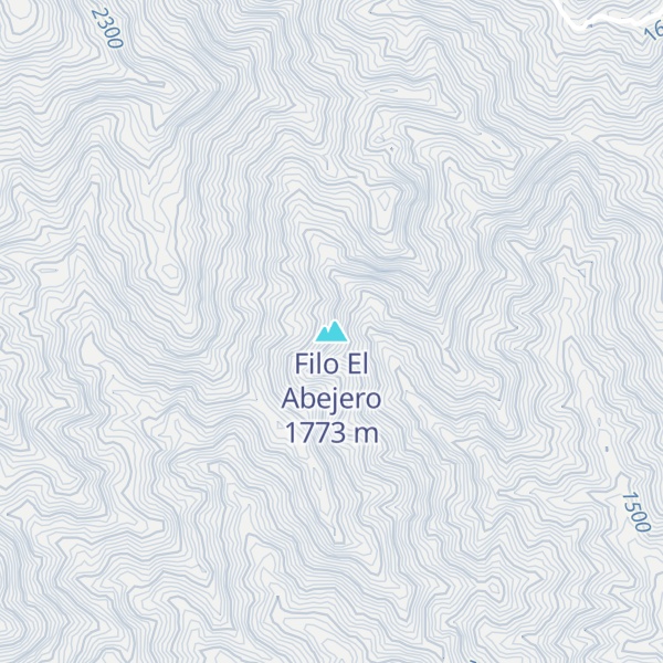 Map of Filo El Abejero