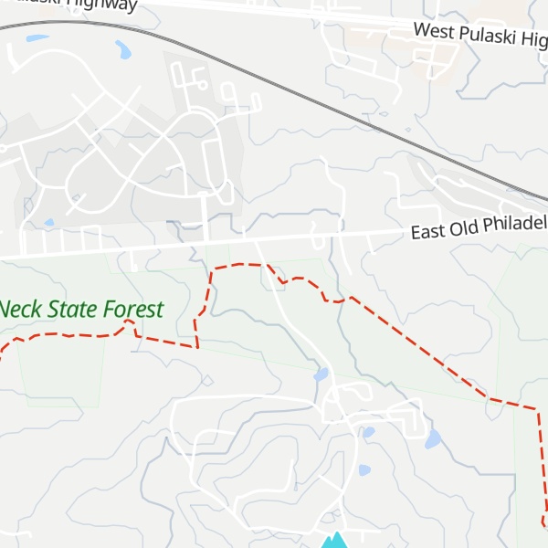 Map of Bacon Hill