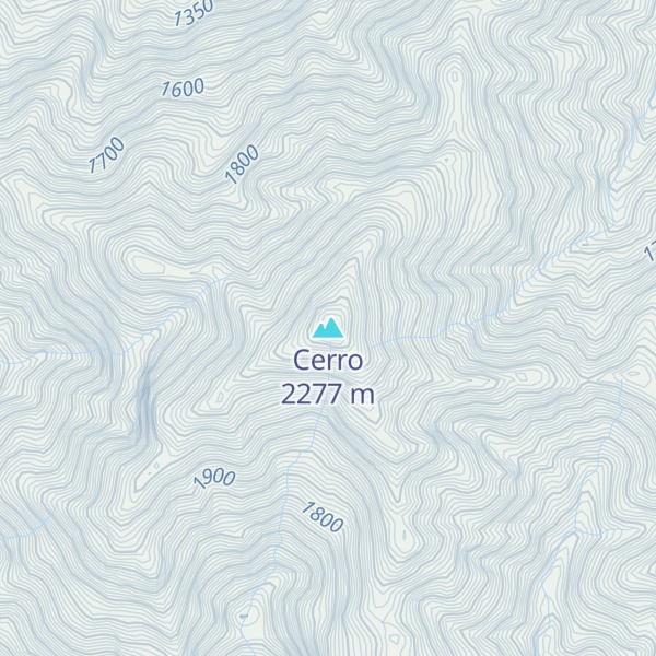 Map of Cerro