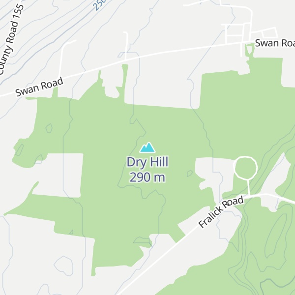 Map of Dry Hill