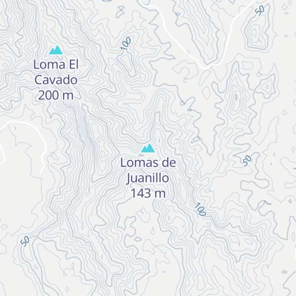 Map of Lomas de Juanillo