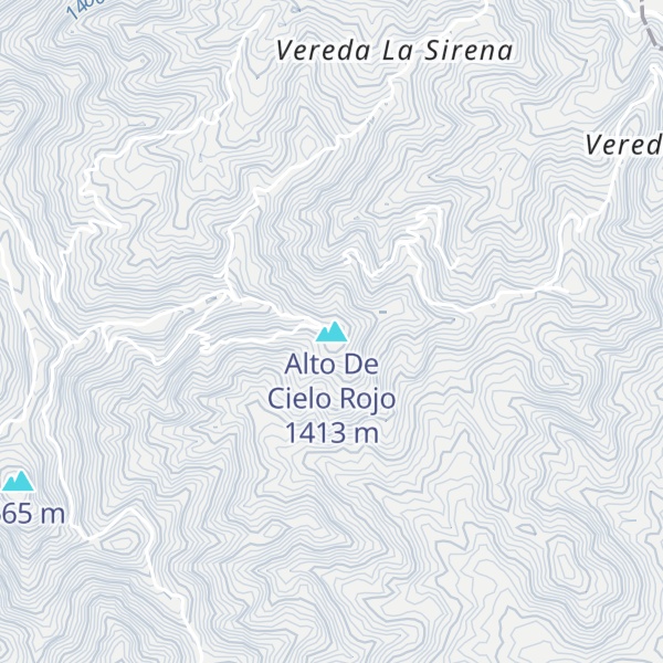 Map of Alto De Cielo Rojo