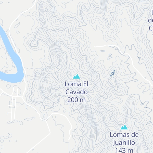 Map of Loma El Cavado