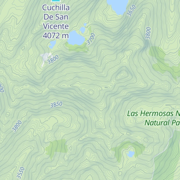 Map of Cerro Las Brisas