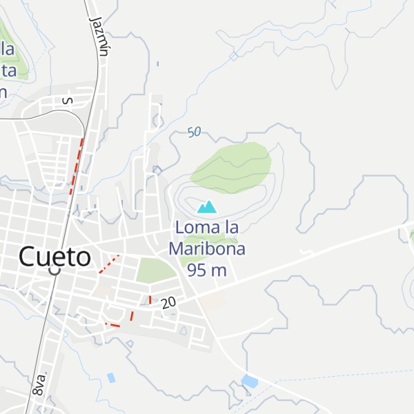 Map of Loma la Maribona