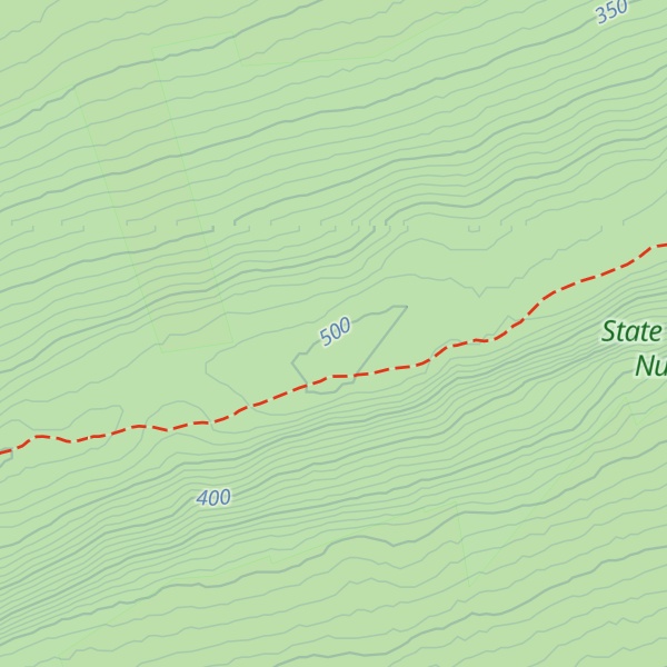 Map of Dan's Pulpit East