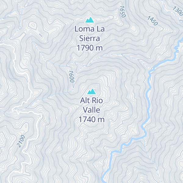 Map of Alt Rio Valle