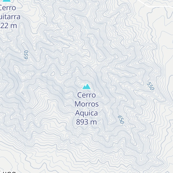 Map of Cerro Morros Aquica