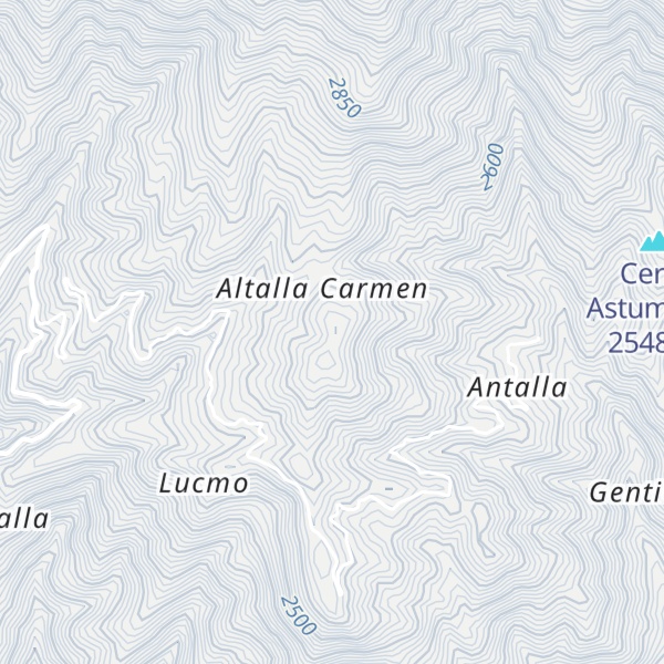 Map of Cerro Huancane