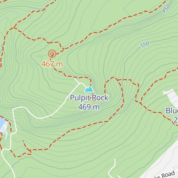 Map of Pulpit Rock