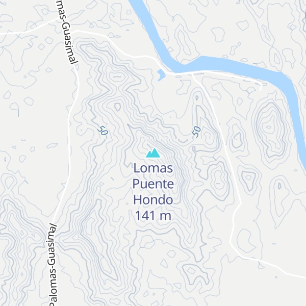 Map of Lomas Puente Hondo