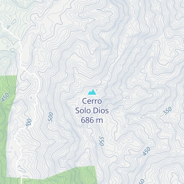 Map of Cerro Solo Dios