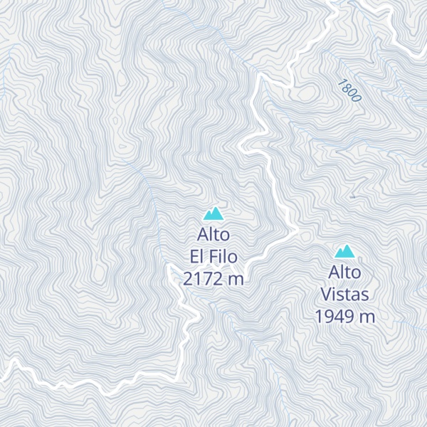 Map of Alto El Filo