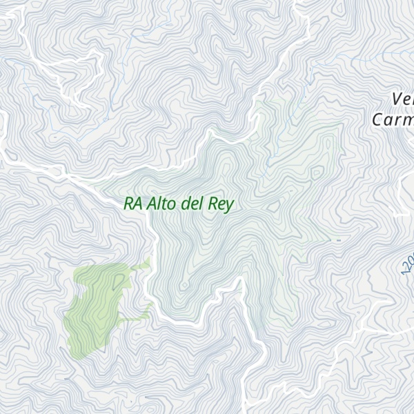 Map of Alto del Rey