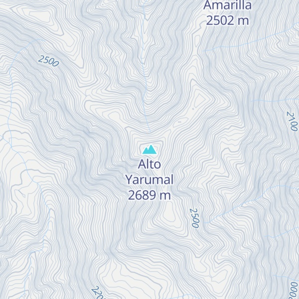 Map of Alto Yarumal