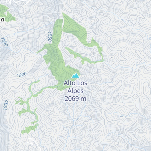 Map of Alto Los Alpes
