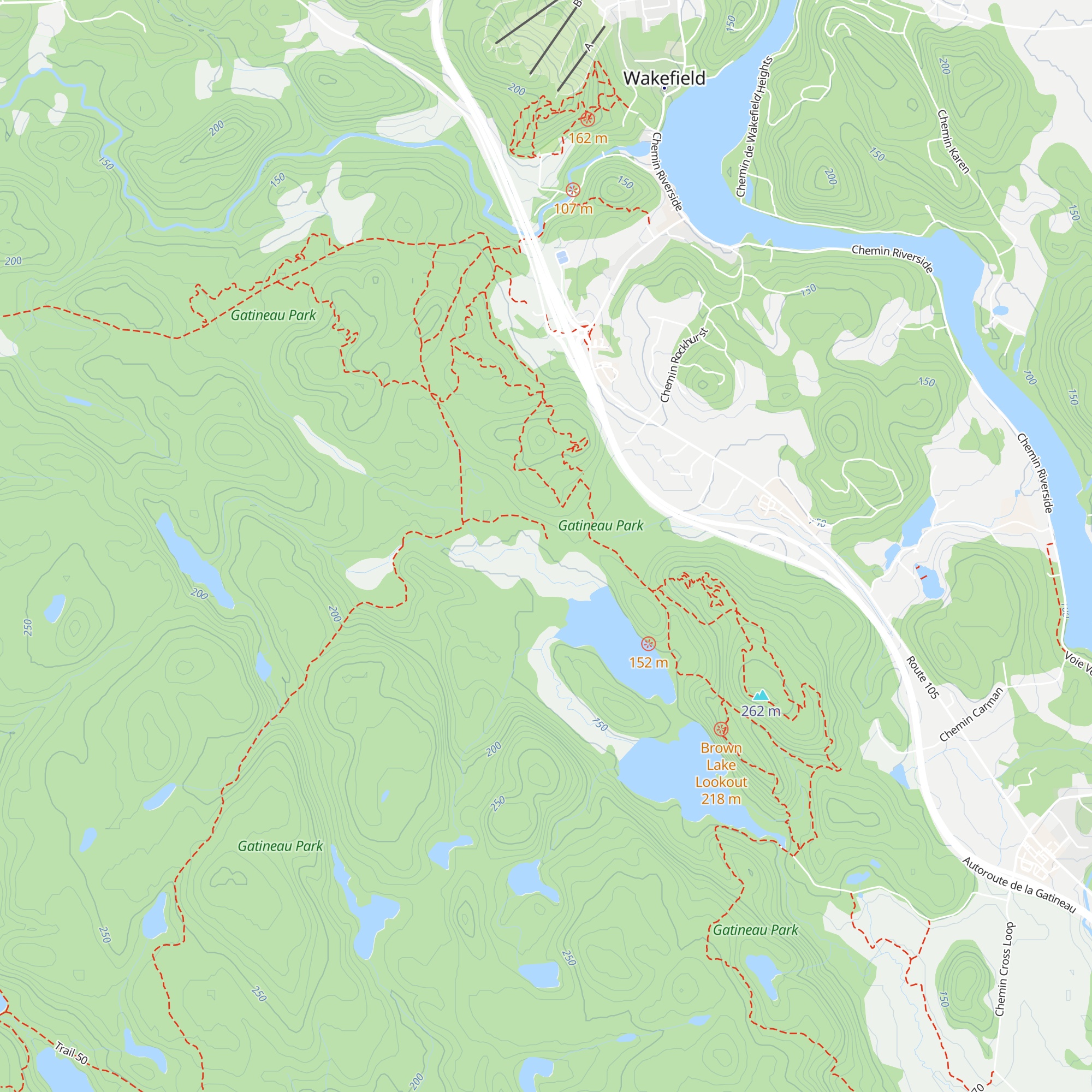 Brown map