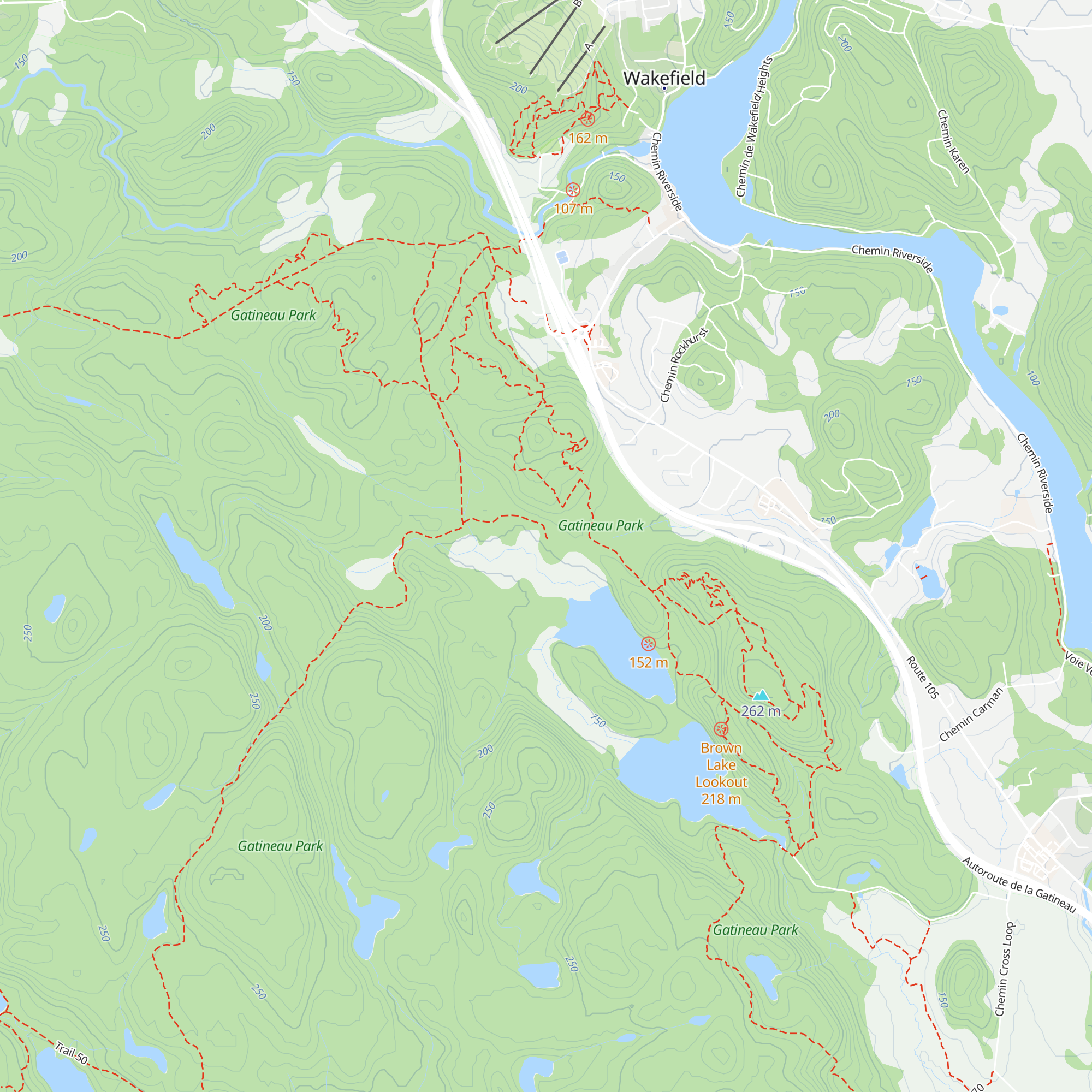 Brown map
