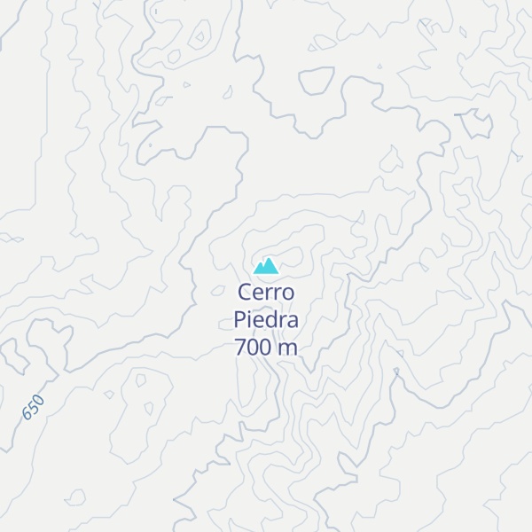 Map of Cerro Piedra