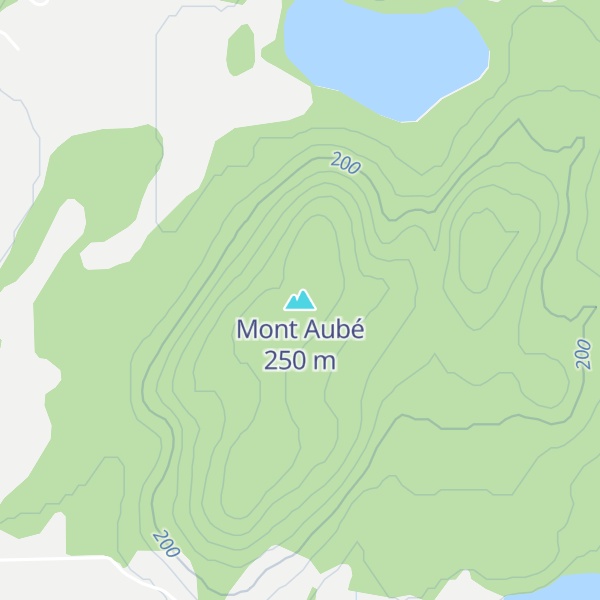 Map of Mont Aubé