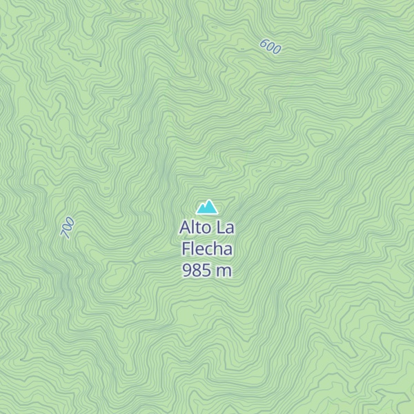 Map of Alto La Flecha